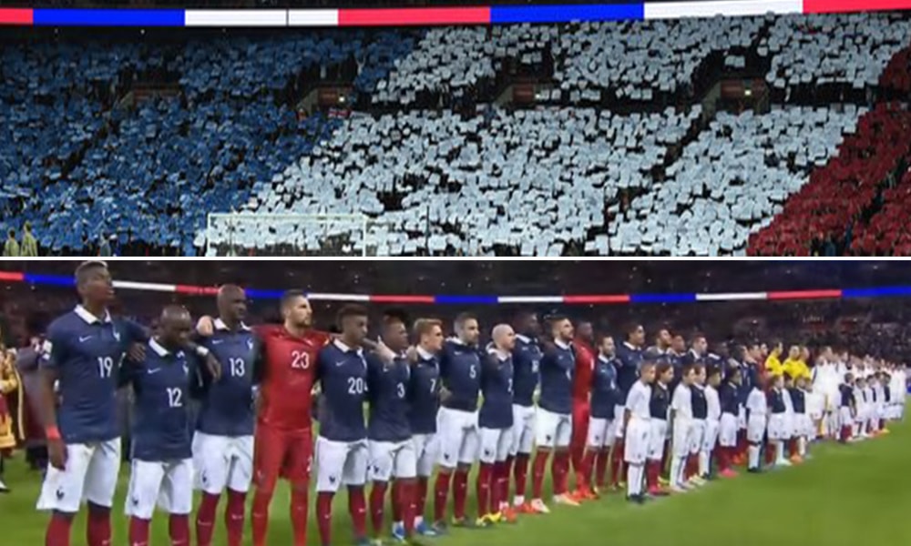 The Emotional Moment That England And France Fans Sang ‘La Marseillaise’ At Wembley
