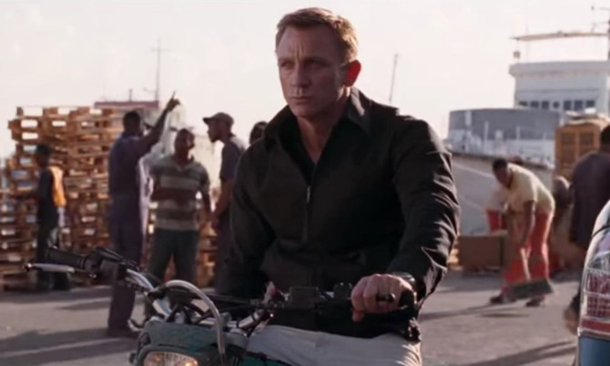 James Bond On Bike