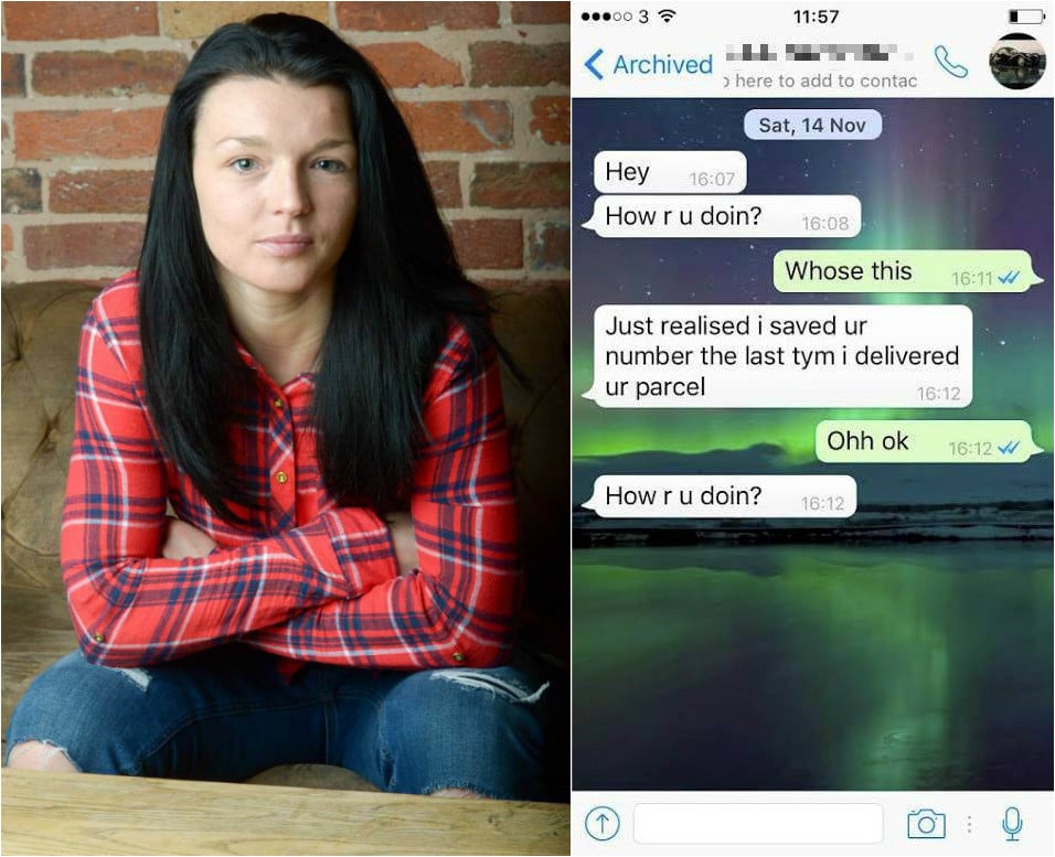 Woman Fears For Her Safety After Yodel Delivery Driver Sent Her This Flirty Text