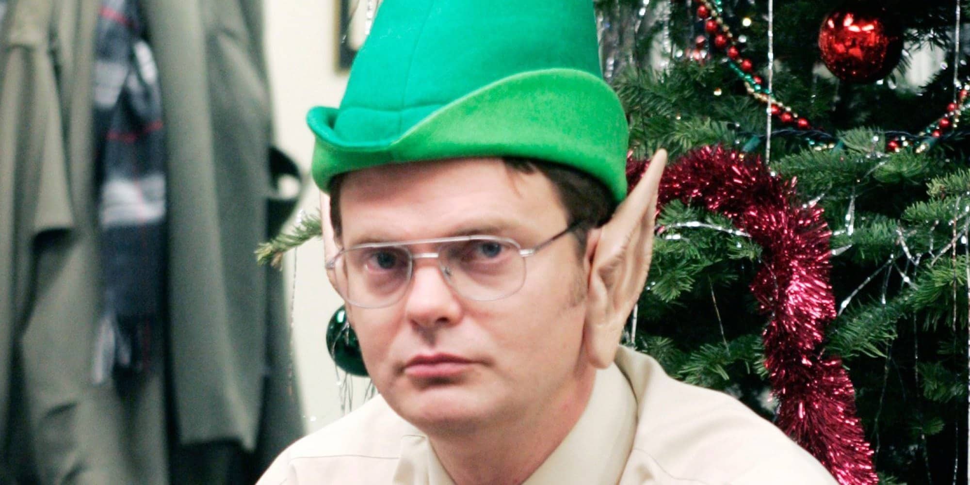 THE OFFICE -- "The Christmas Party" Episode 10 -- Aired 12/06/2005 -- Pictured: Rainn Wilson as Dwight Schrute -- Photo by: Paul Drinkwater/NBCU Photo Bank