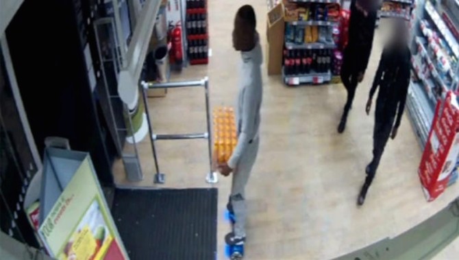 Hoverboard Robbery Lucozade