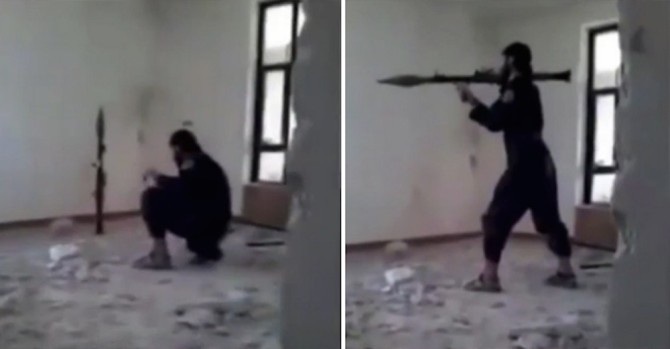 ISIS Fighter Blows Himself Up