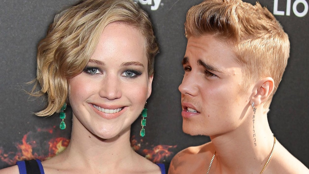 Justin Bieber Jennifer Lawrence