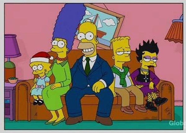 Simpsons Christmas Cards 3