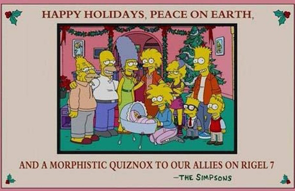 Simpsons Christmas Cards 32
