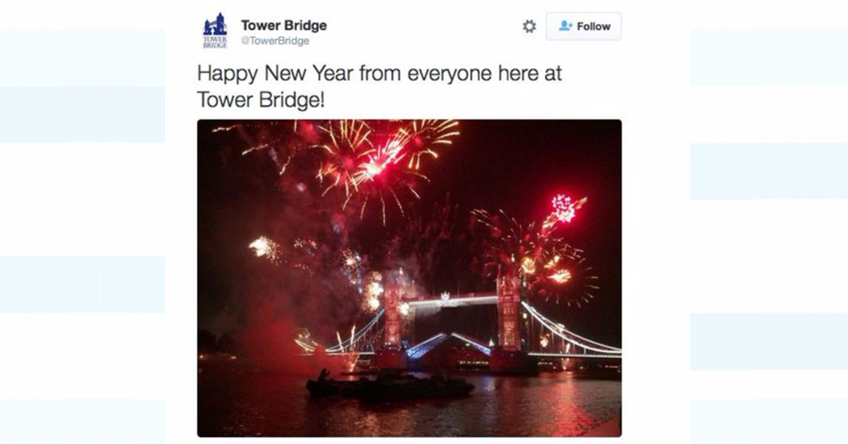 Tower Bridge Tweet