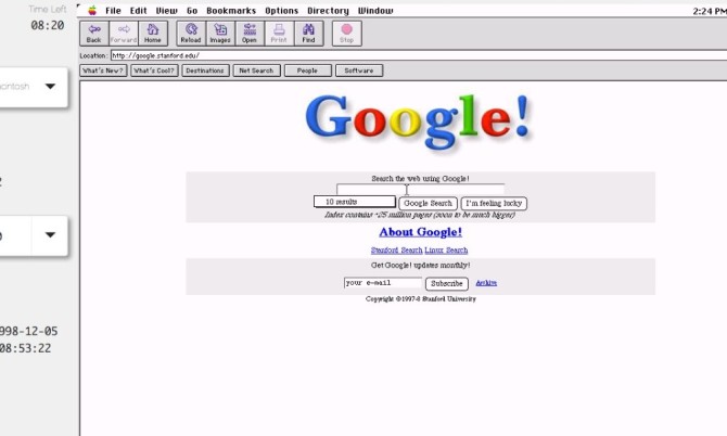 old web today google