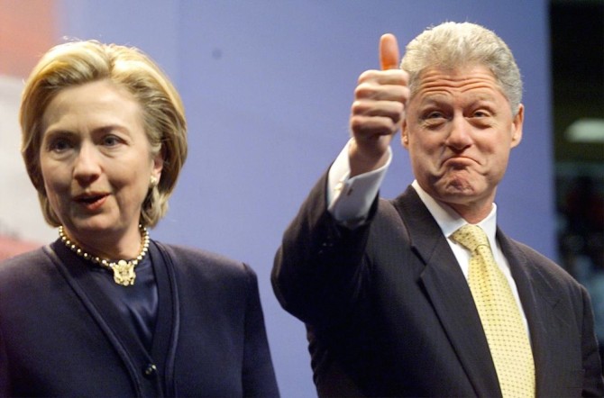 Bill And Hillary Clinton