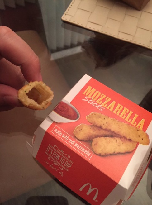 McDonald's Mozzarrella Sticks 9