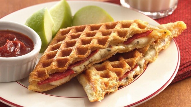 Pizza Waffles