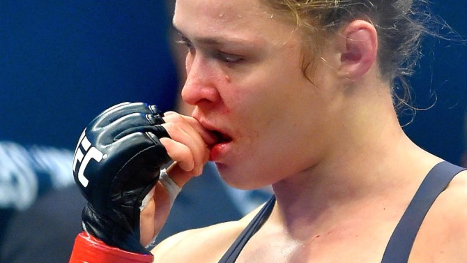 Ronda Rousey Sad