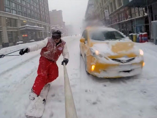 Snowboarding NYC