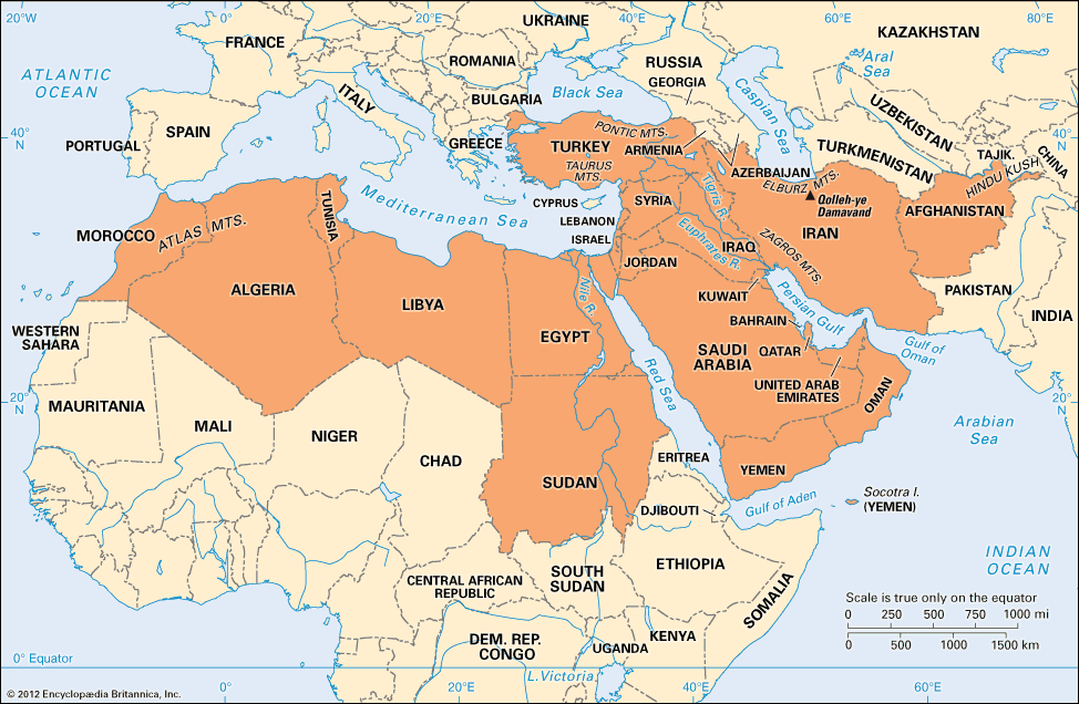 The Birth of IS - Middle East Map