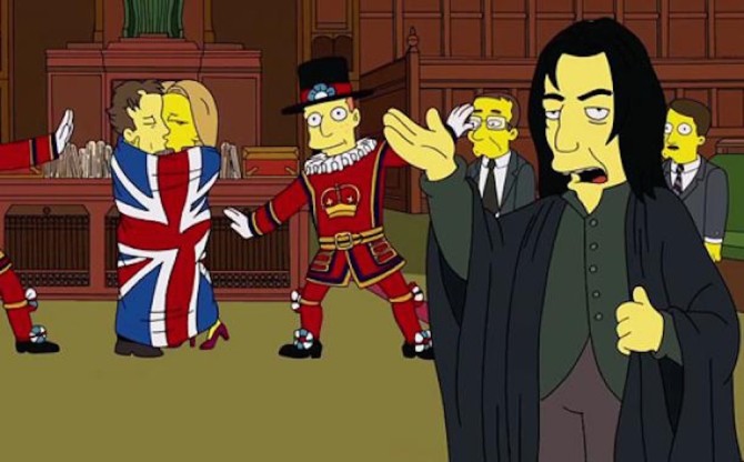 The Simpsons Alan Rickman