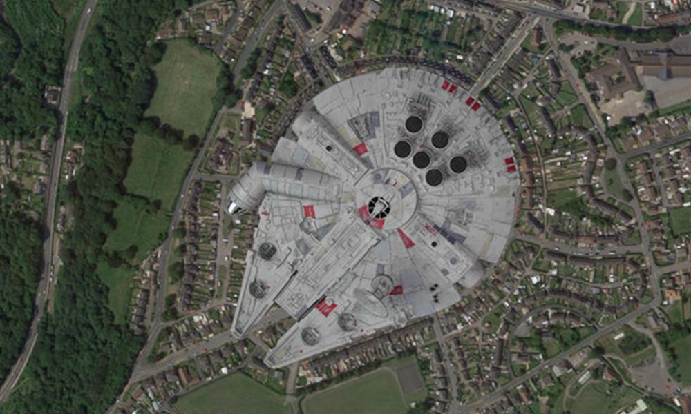This Welsh Housing Estate Looks Exactly Like The Millennium Falcon