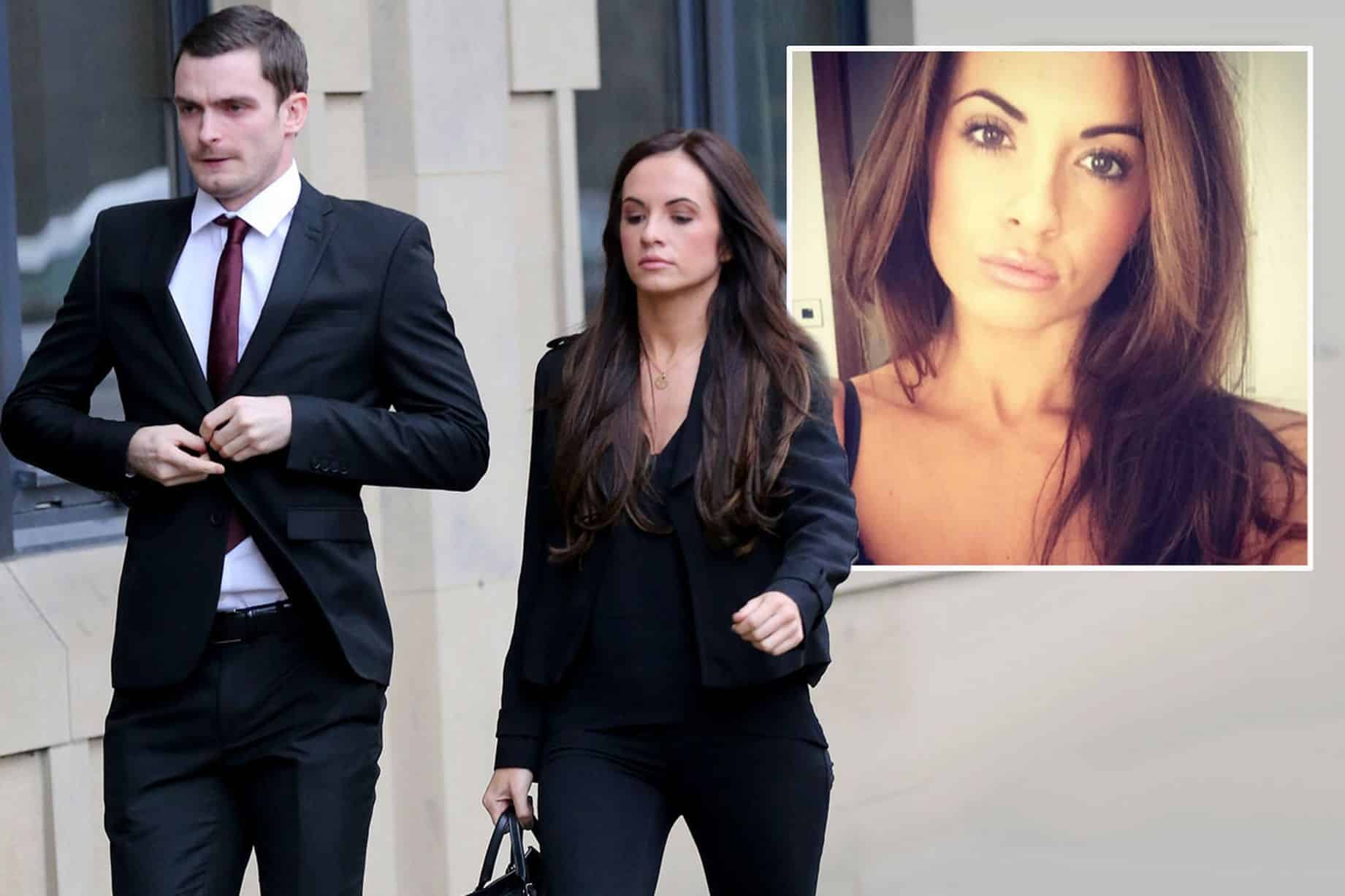 Adam Johnson and Girlfriend