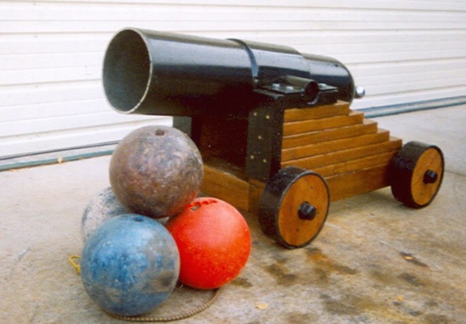 Bowling Ball Cannon