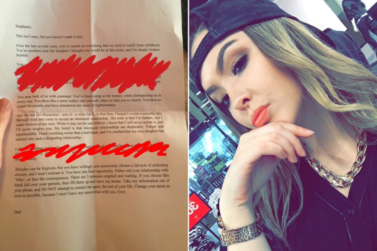 Turns Out That Girl Whose Dad Wrote The Racist Letter About Her BF Made It All Up