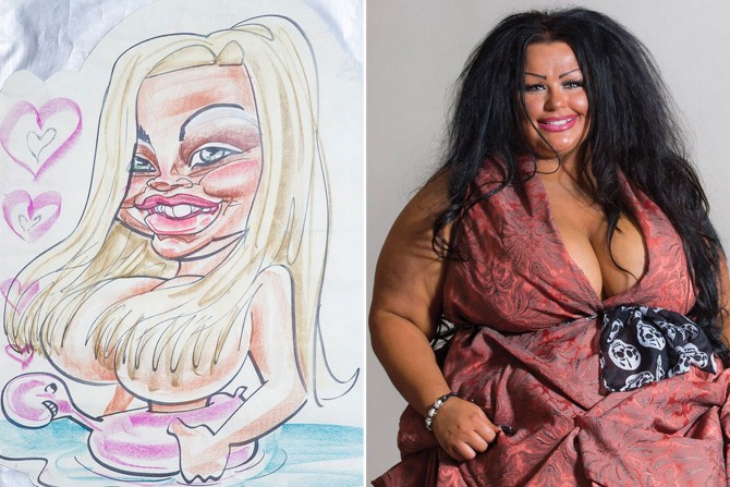 Krystina Butel caricature