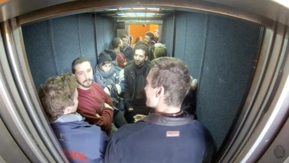 Shia LaBeouf Elevator