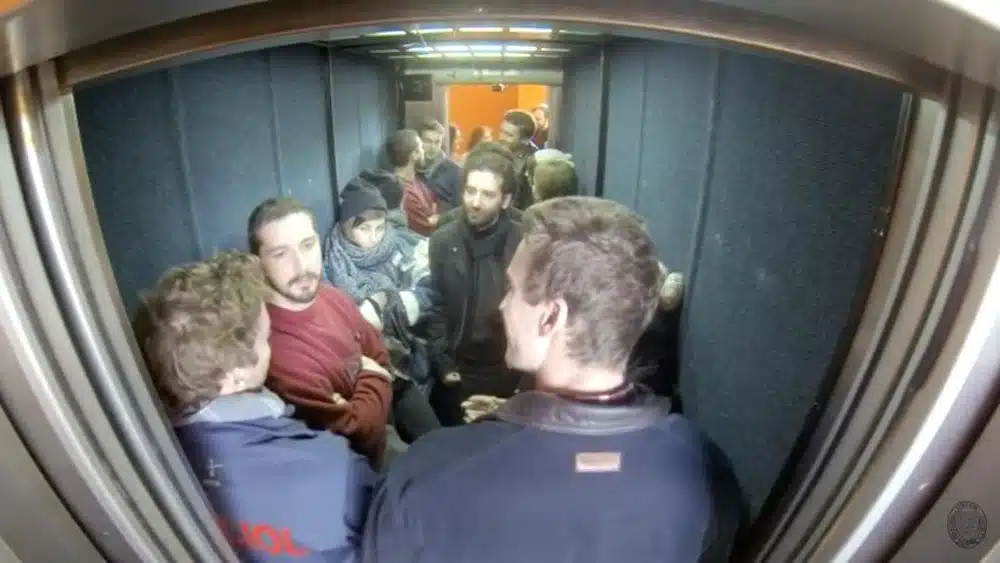 Shia LaBeouf Elevator