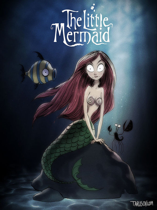 Tim Burton Mermaid