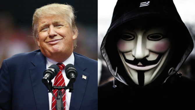 Anonymous vs Donald Trump