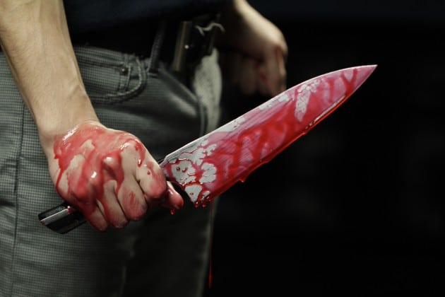 Bloody Kitchen Knife