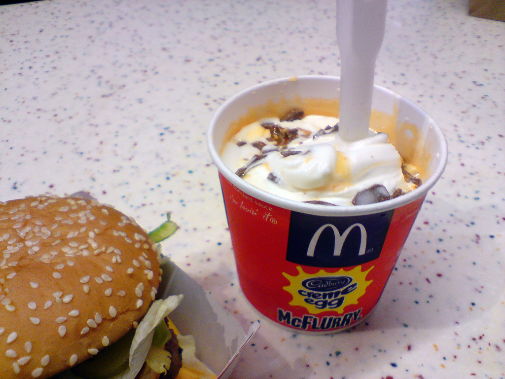 Creme Egg McFlurry