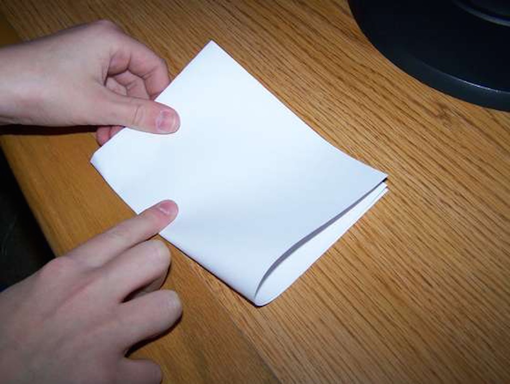 Man Manages To Actually Fold A Piece Of Paper 7 Times In A Row – Sick