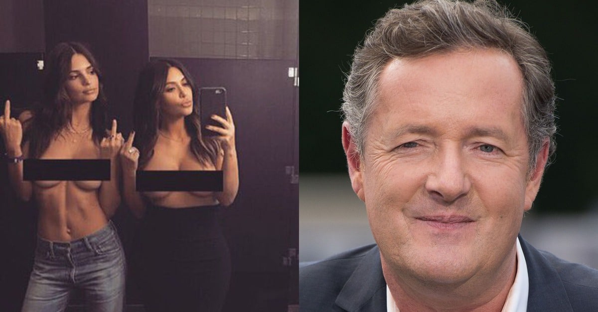 Piers Morgan Is Getting Ripped Apart On Twitter For Slut-Shaming Kim Kardashian And Emily Ratajkowski