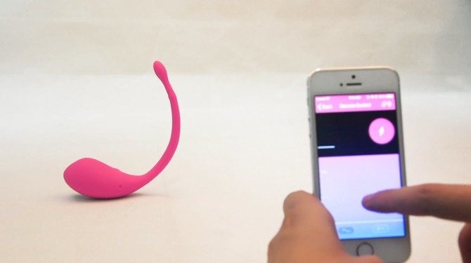 Pink vibrator phone