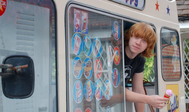 Rupert Grint Ice Cream Man