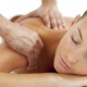 Woman being massaged