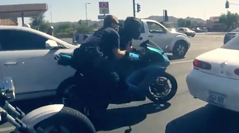 Cops Motorcyclist