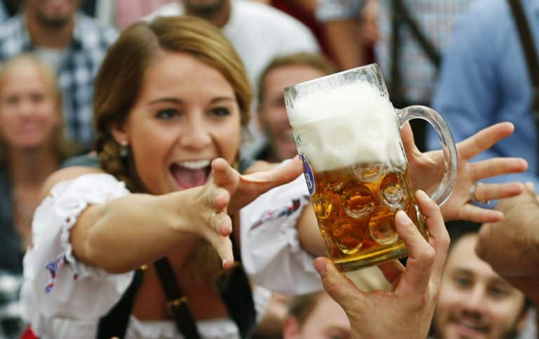 Drinking Beer
