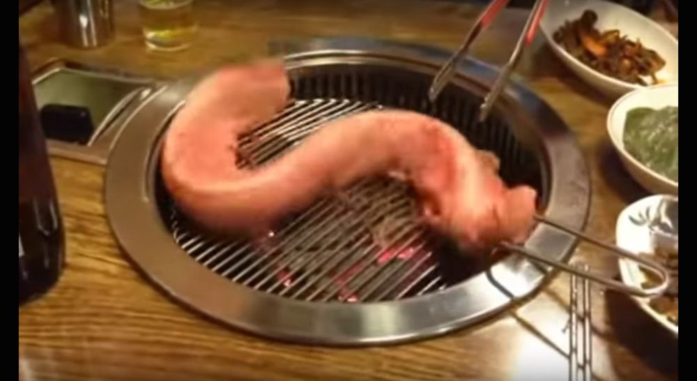 Eel on Barbeque
