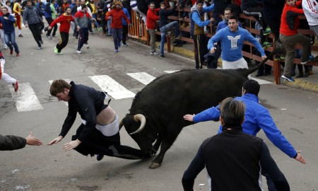 Guy Gored Bull