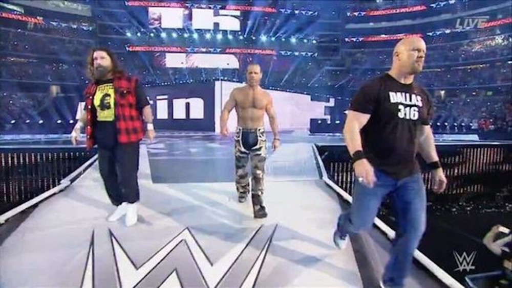 HBK Mankind Stone Cold