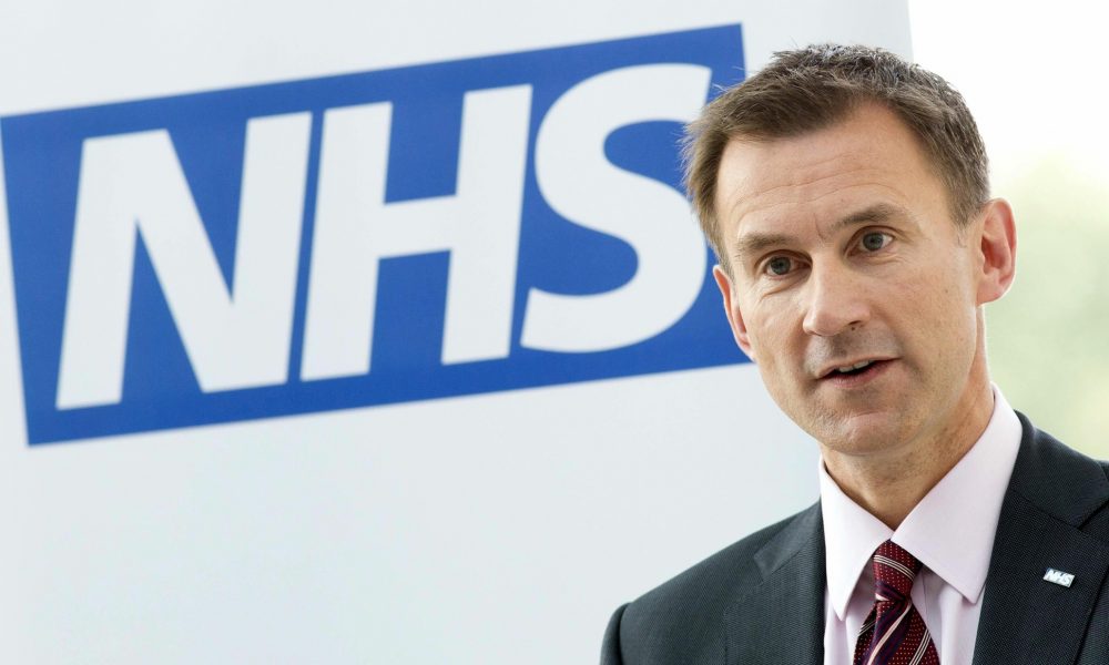 Hunt calls for NHS pay restraint