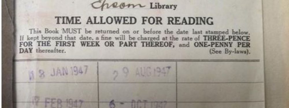 Overdue Library Book