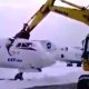 Russian Digger Destroys Jet