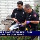 Teenager Shot Water Gun Fight