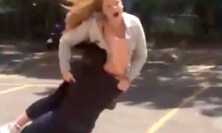 Woman Gets Slammed Hard