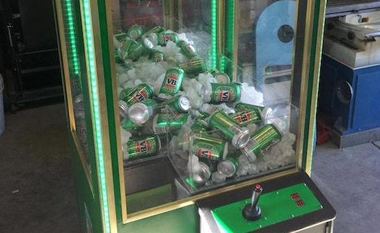 Beer Can Claw Machine