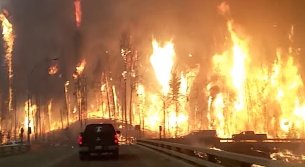 Canadian Dashcam Fire