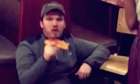 Guy Eating Pizza