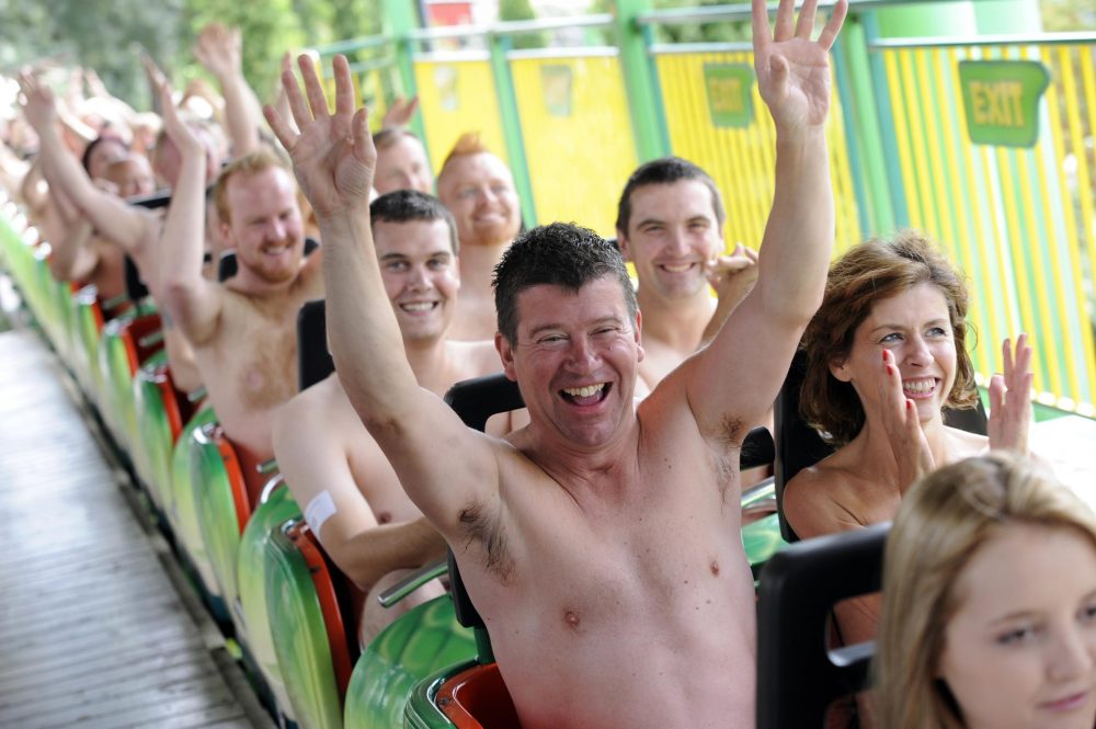 Naked rollercoaster
