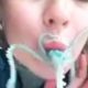 Woman Eating Live Octopus
