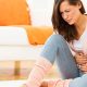 Woman stomach ache